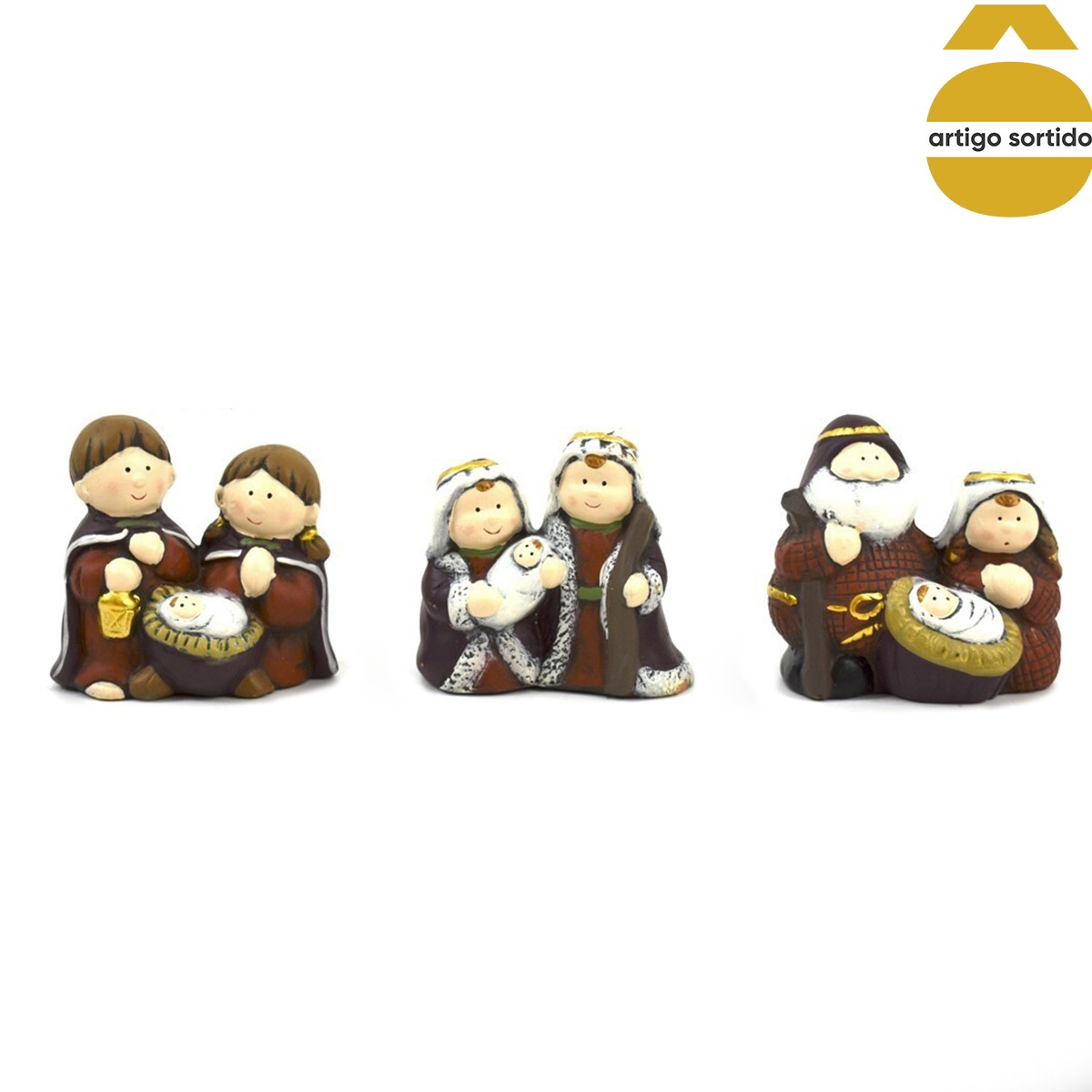 Presépio com 3 peças