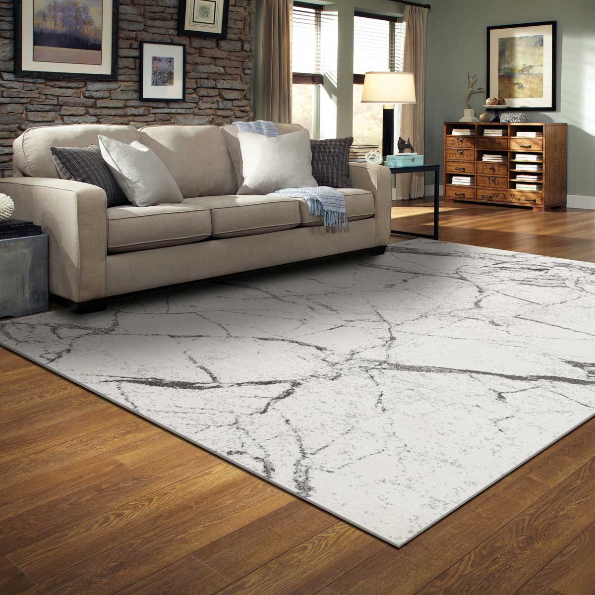 Tapete AMBIENTE efeito m&aacute;rmore 133x190cm