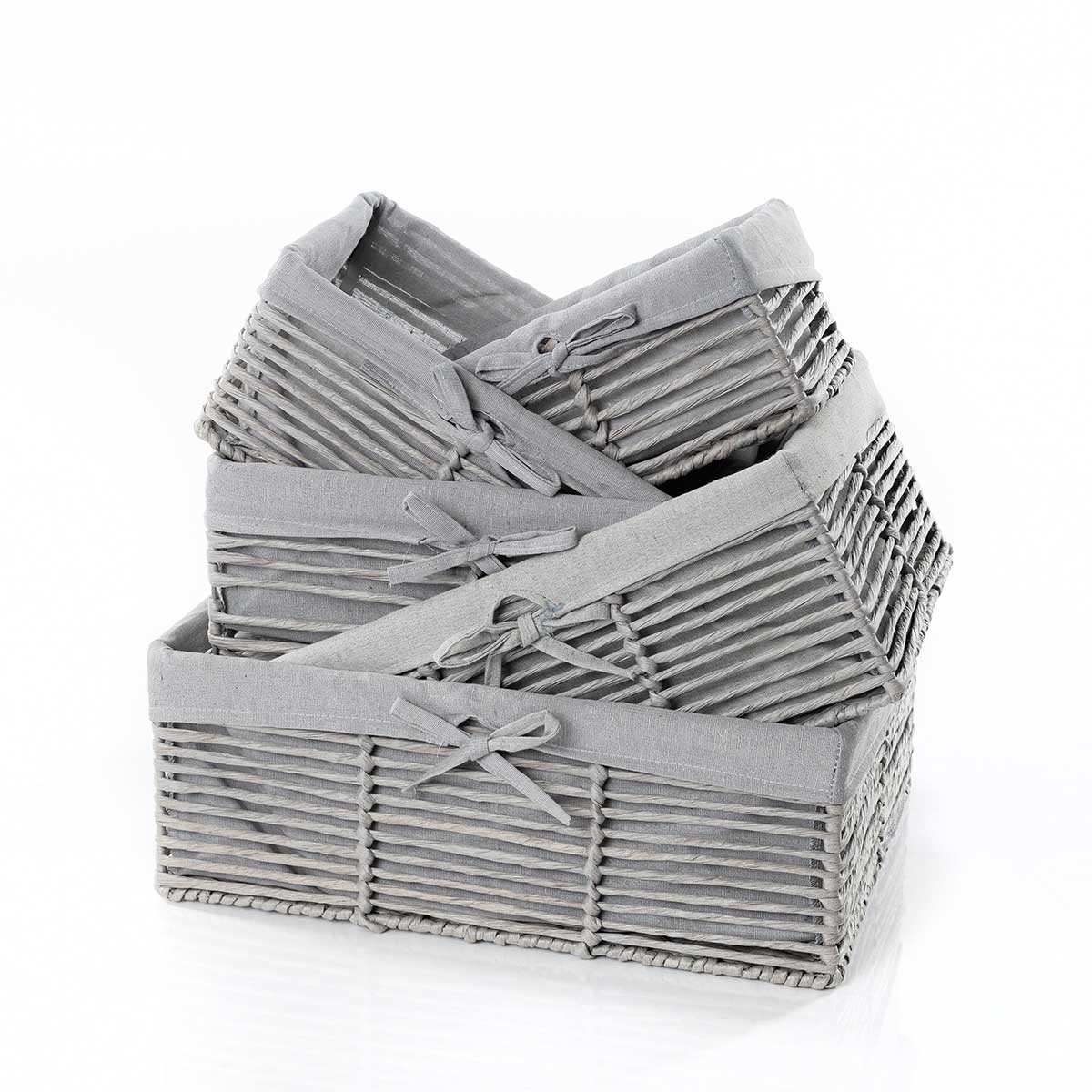 Cesto wc cinza 20,5x30cm,  Cesto wc cinza 20,5x30cm