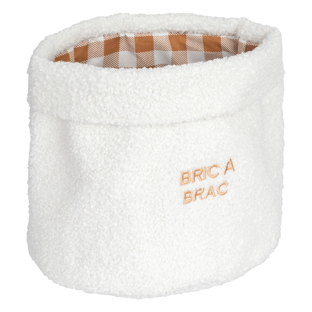 Cesto de arruma&ccedil;&atilde;o FERME BOUCLETTE branco