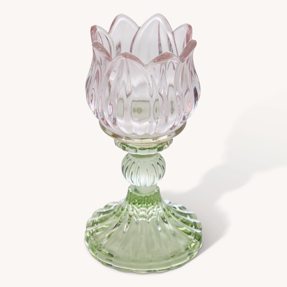 Casti&ccedil;al FLEUR DE ROSE em vidro 15cm