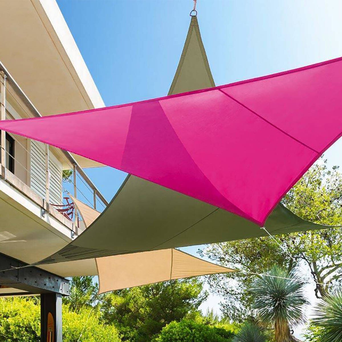 Toldo SOLAR CURACAO triangular 3x3m,  Toldo SOLAR CURACAO triangular 3x3m