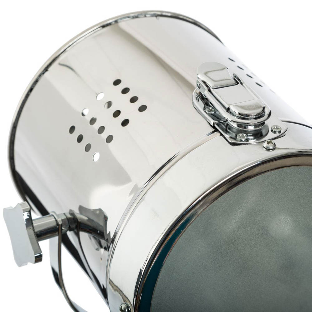 Candeeiro De Mesa Com Trip&eacute; Em Madeira Ebor