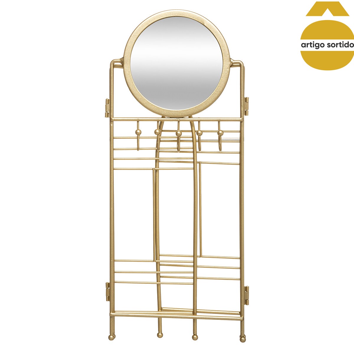 Porta bijuteria FEEL em metal 33cm