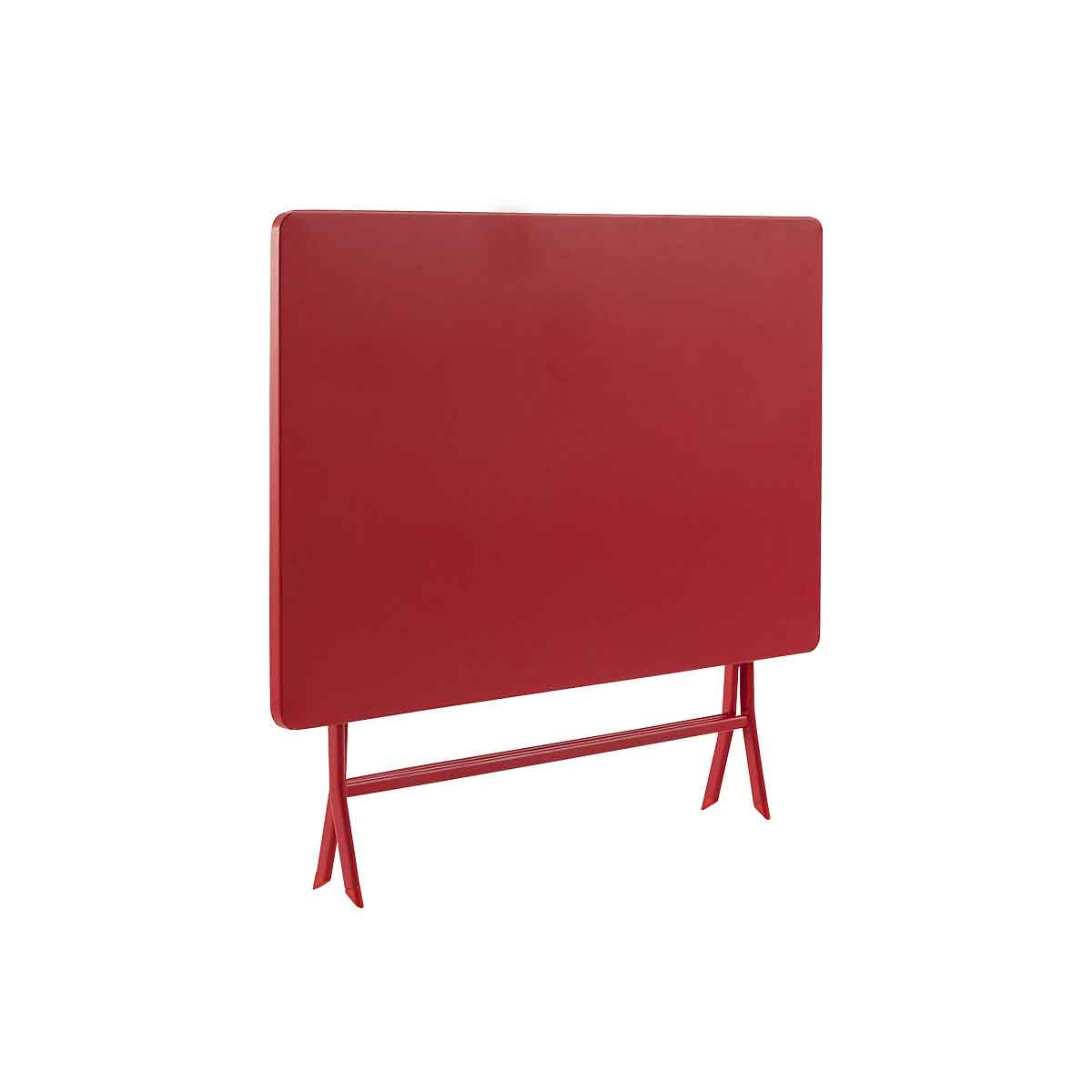 Mesa dobrável retangular GREENSBORO groselha