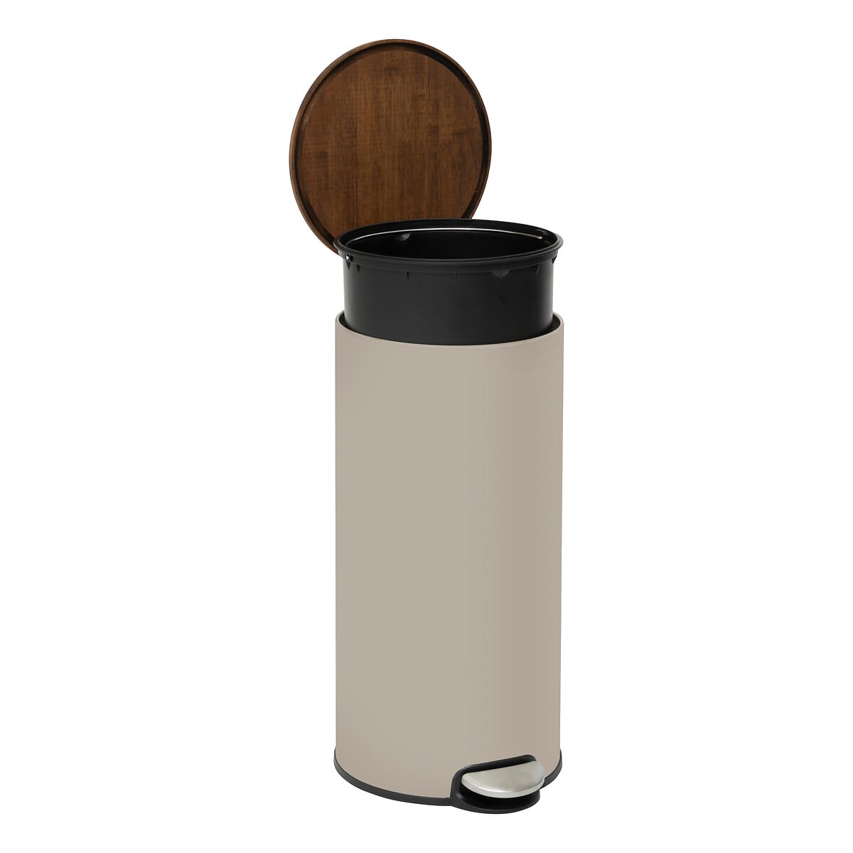 Balde do lixo MODERN bege 30L