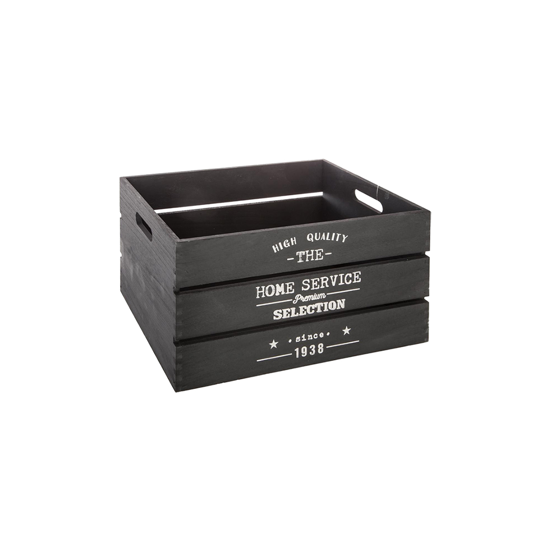 Caixa em madeira FACTORY preto