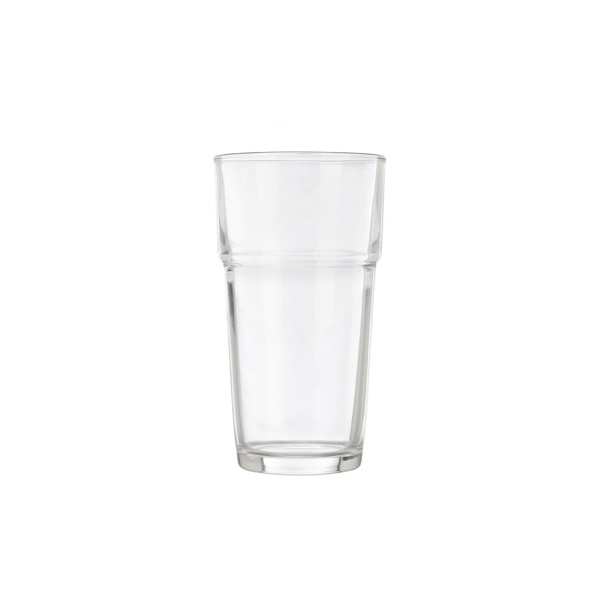 Copo com riscas em vidro 370ml