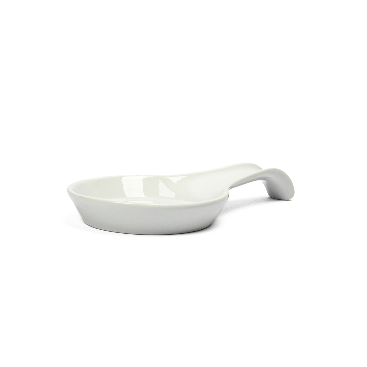 Colher de cerâmica com base em bambu