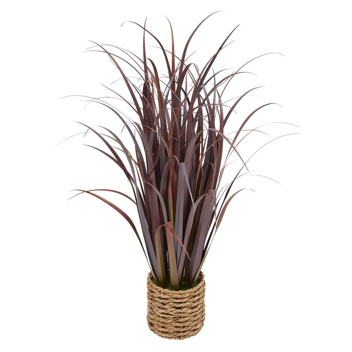Planta artifical com vasinho de r&aacute;fia ZYA