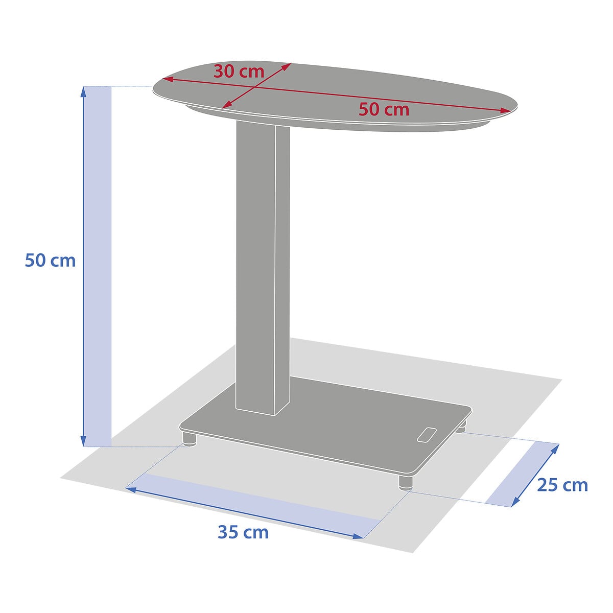 Mesa de apoio VENUZIA Avoine