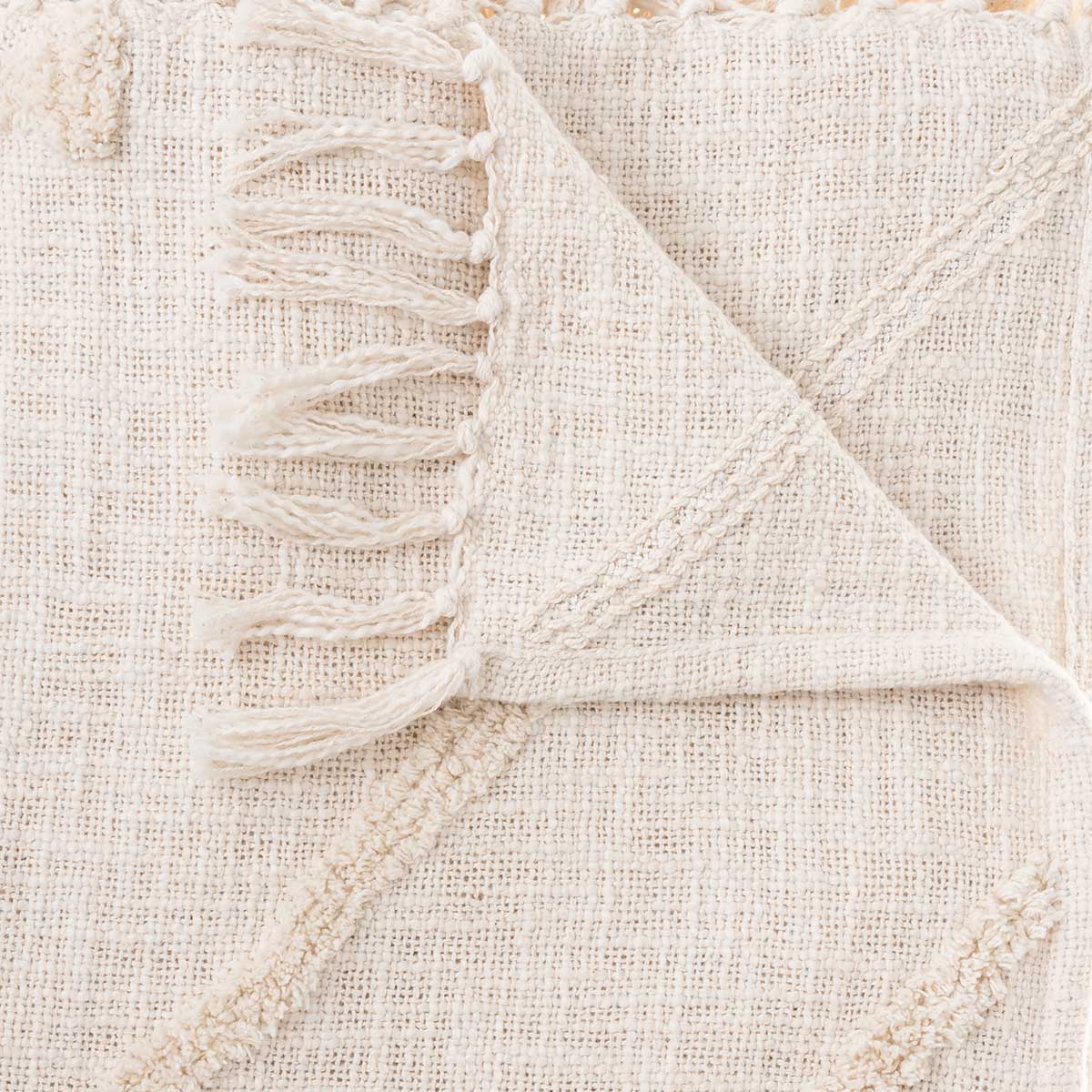 Manta INCA marfim 130x180cm