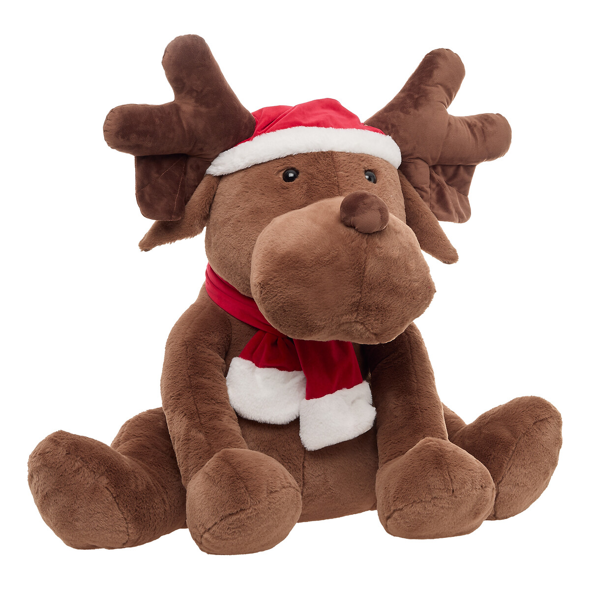 Figura Rena com gorro e cachecol 100cm