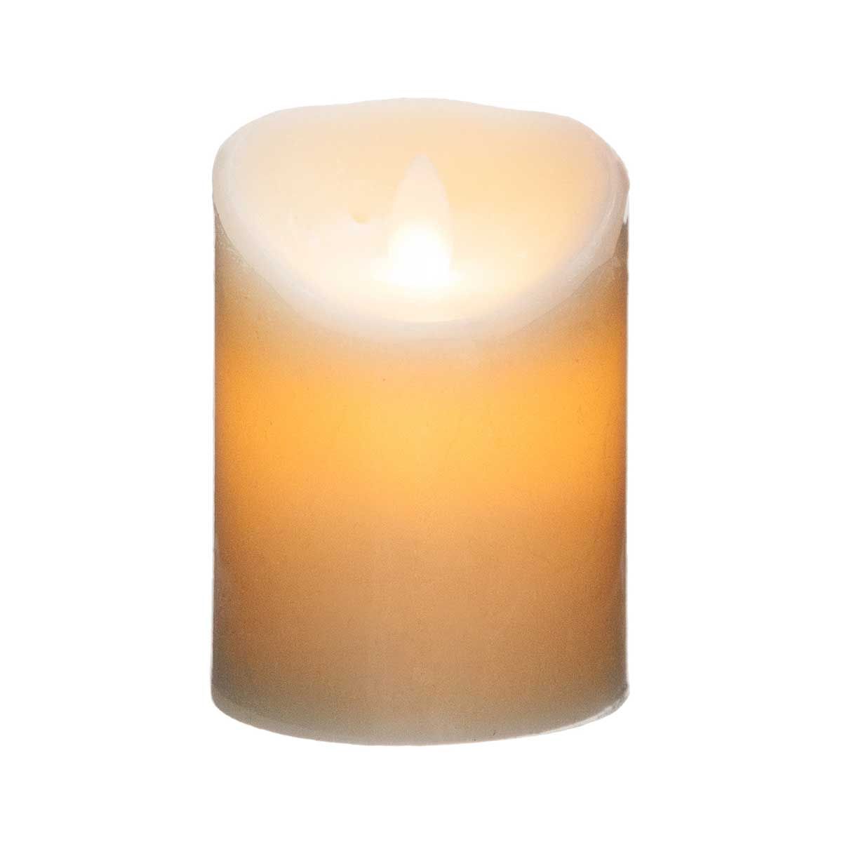 Vela led branca 7.5x10cm