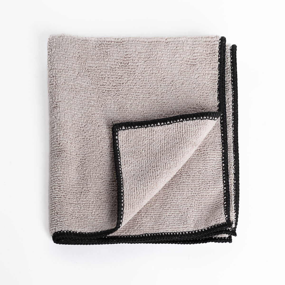 Conjunto de 3 panos microfibra bege 34x34cm