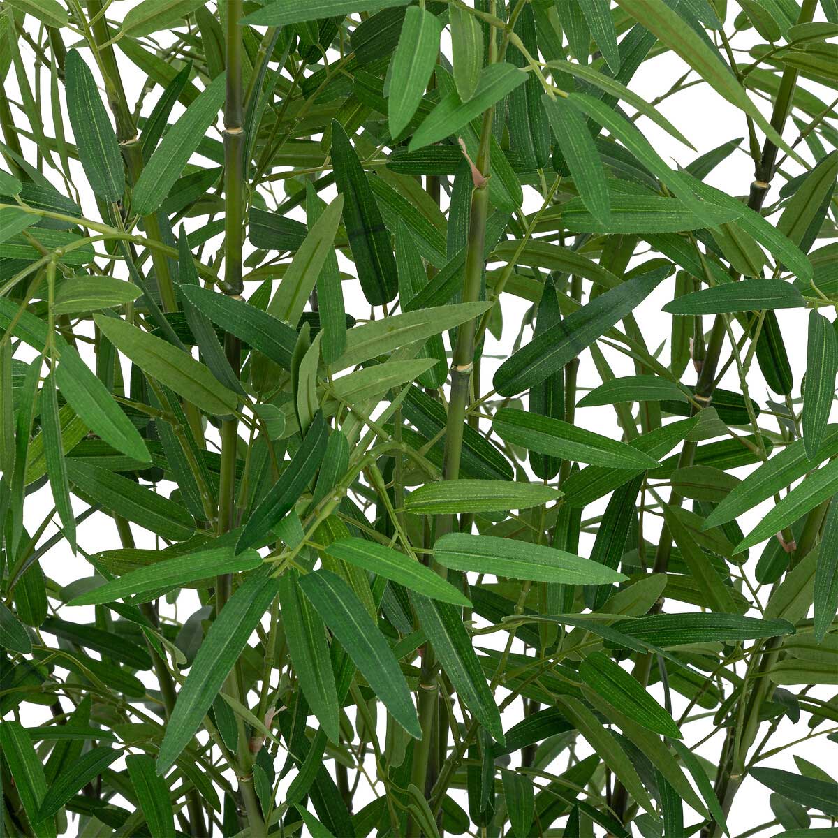 Planta bambu artificial LY com cesto de r&aacute;fia 150cm