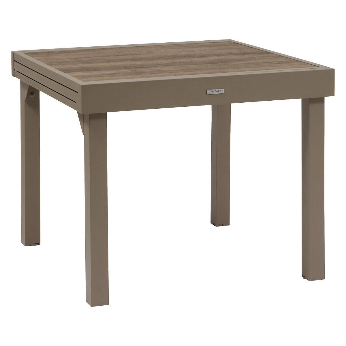 Mesa extens&iacute;vel PIAZZA truffe/caf&eacute;