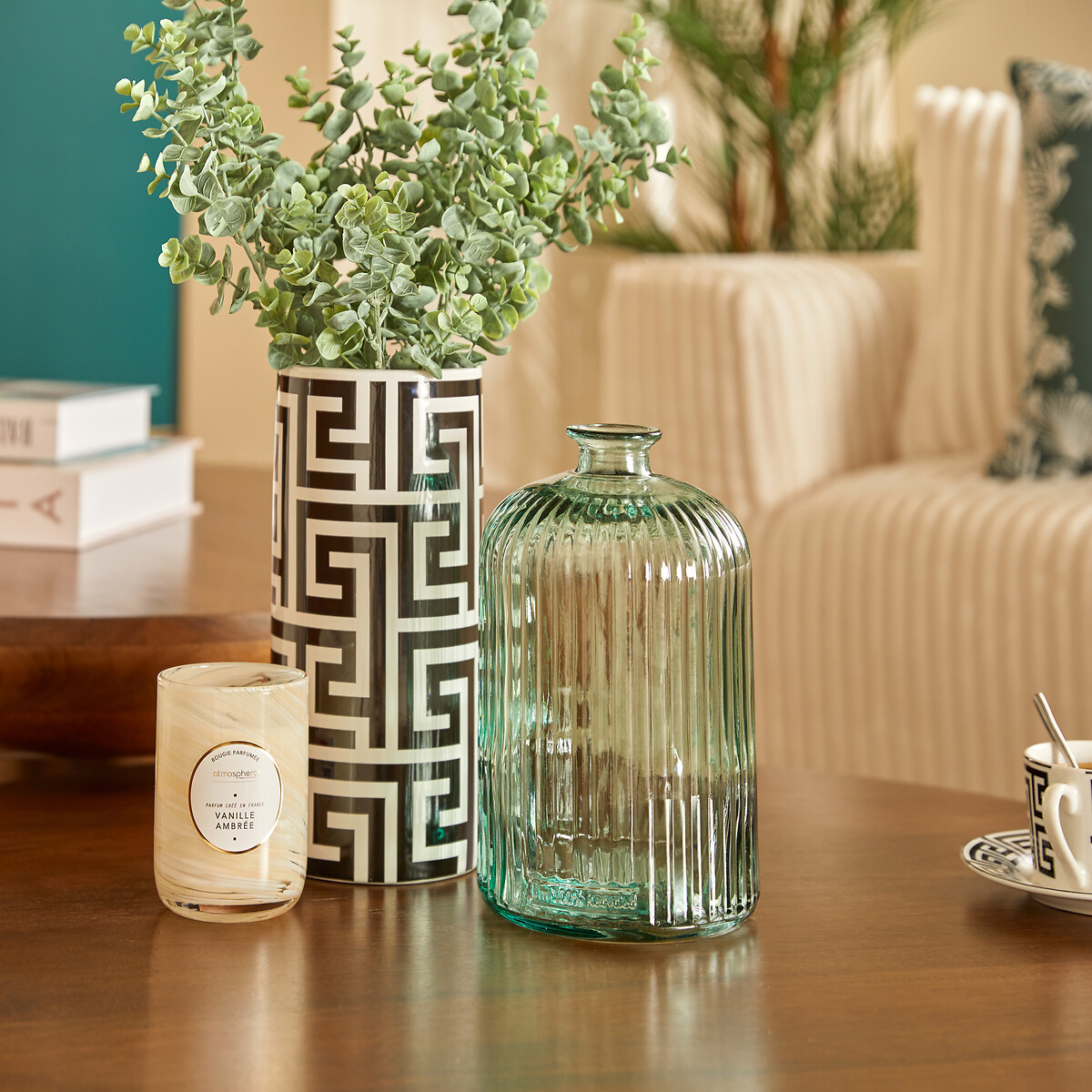 Jarra LUZ verde 23cm