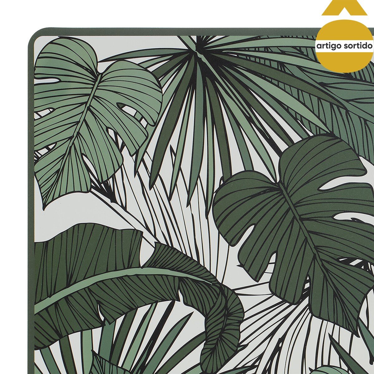 Individual de mesa jungle  verde 30x45cm