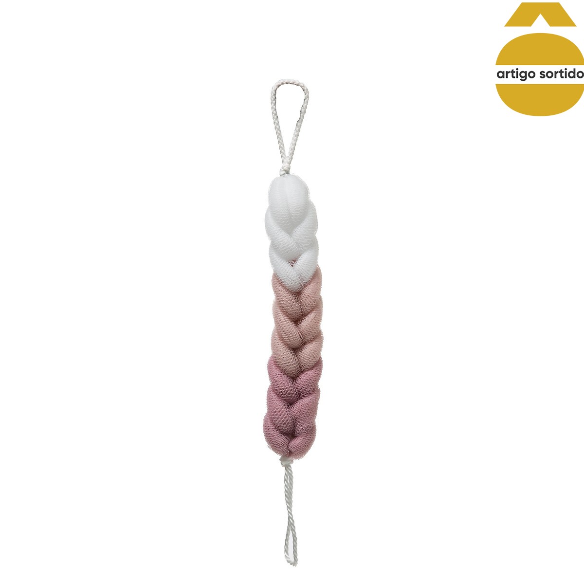 Esponja trança para banho