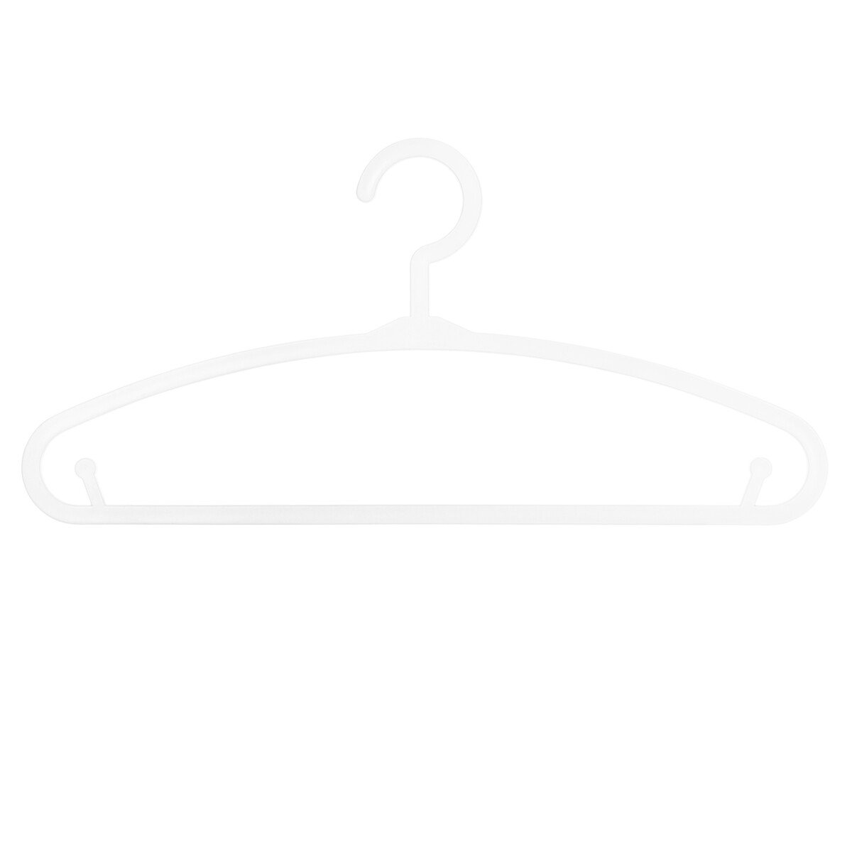 Conjunto de 6 cabides brancos,  Conjunto de 6 cabides brancos