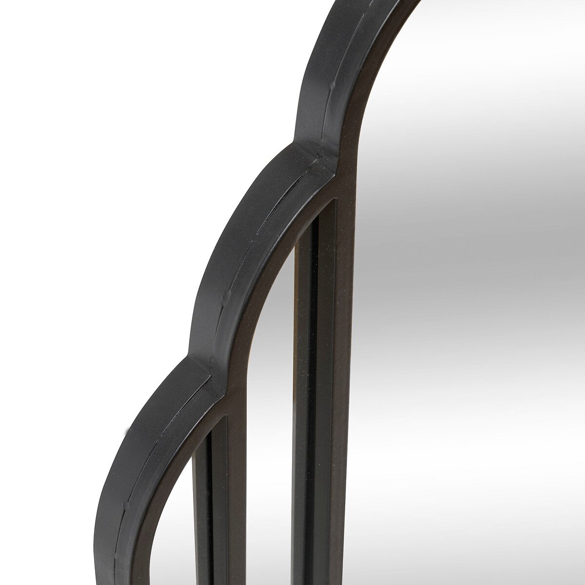 Espelho de parede BENEDITA preto 100x50cm