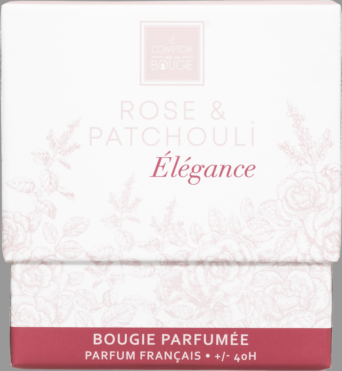 Vela perfumada patchouli e rosas 190g