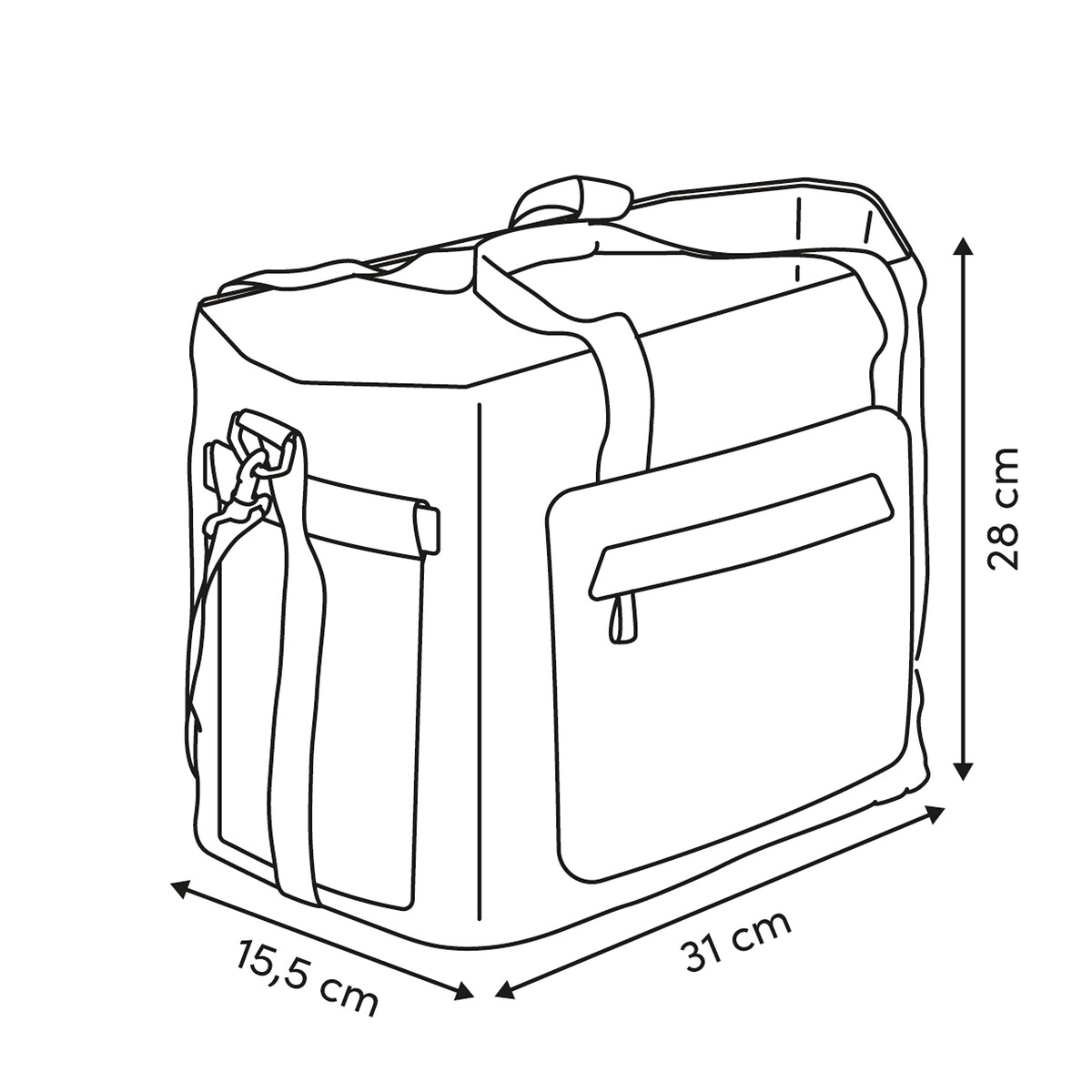 Lancheira 12 Litros Bege