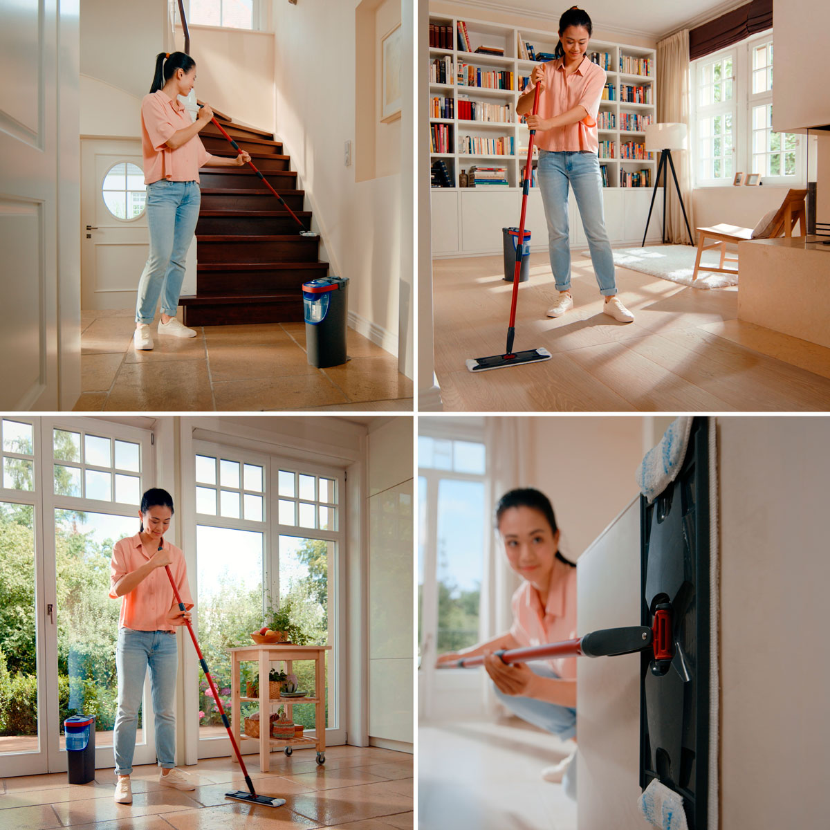 Sistema mopa H2PRO VILEDA com reservat&oacute;rio