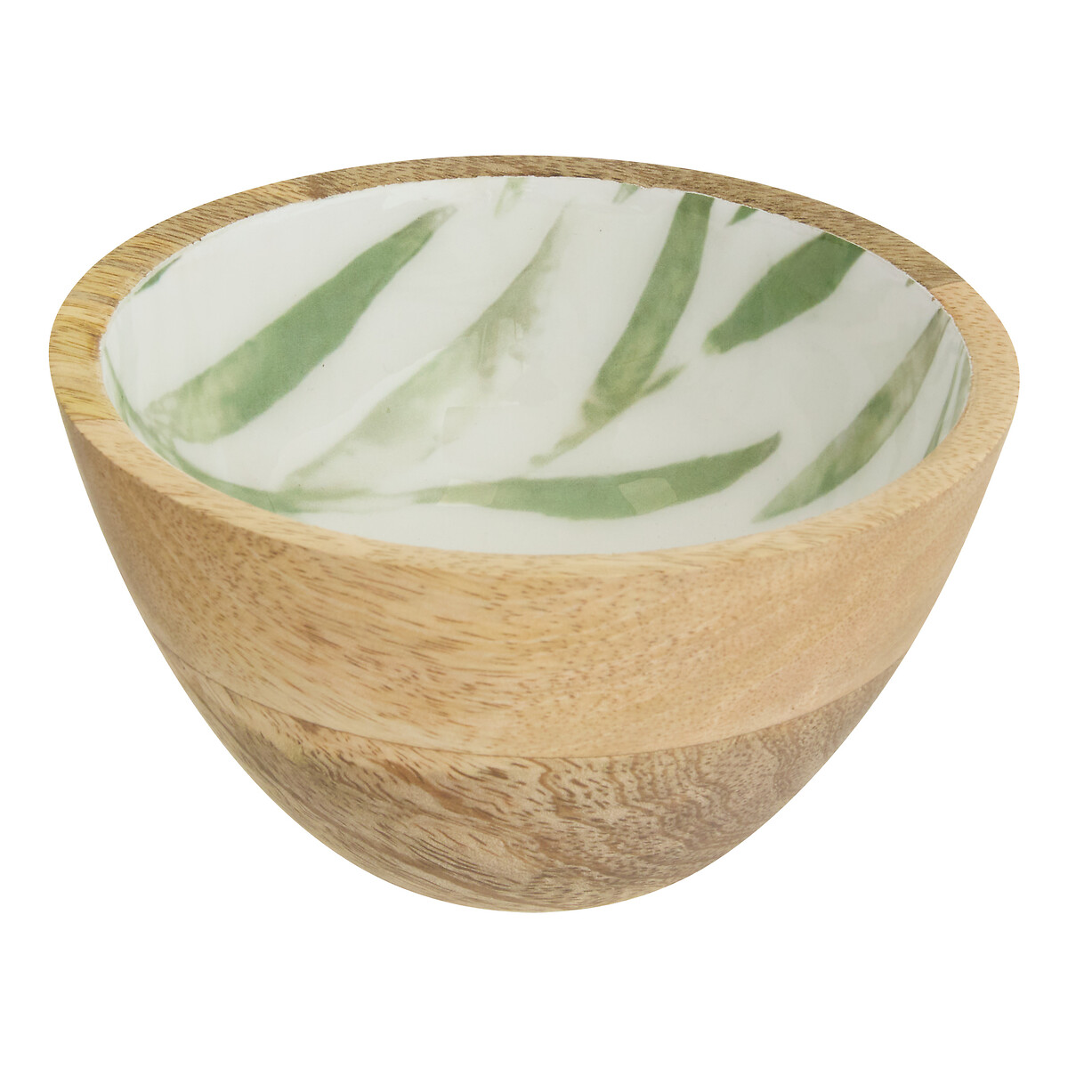 Tigela INAYA verde em madeira mango 13cm