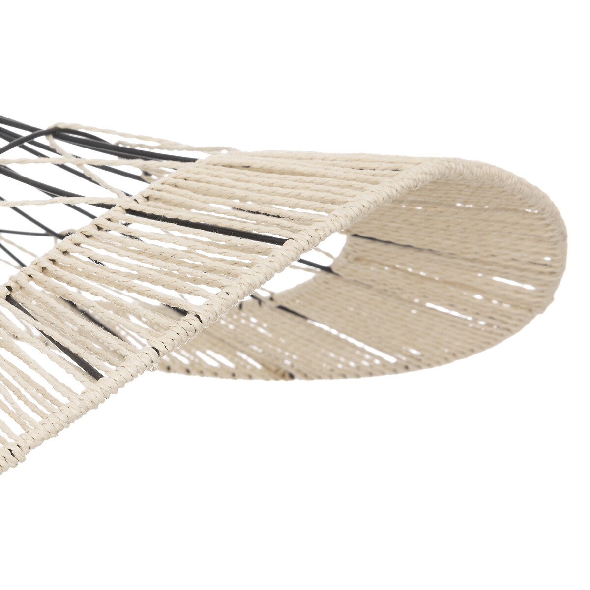 Candeeiro de teto CARAVANE bege e preto