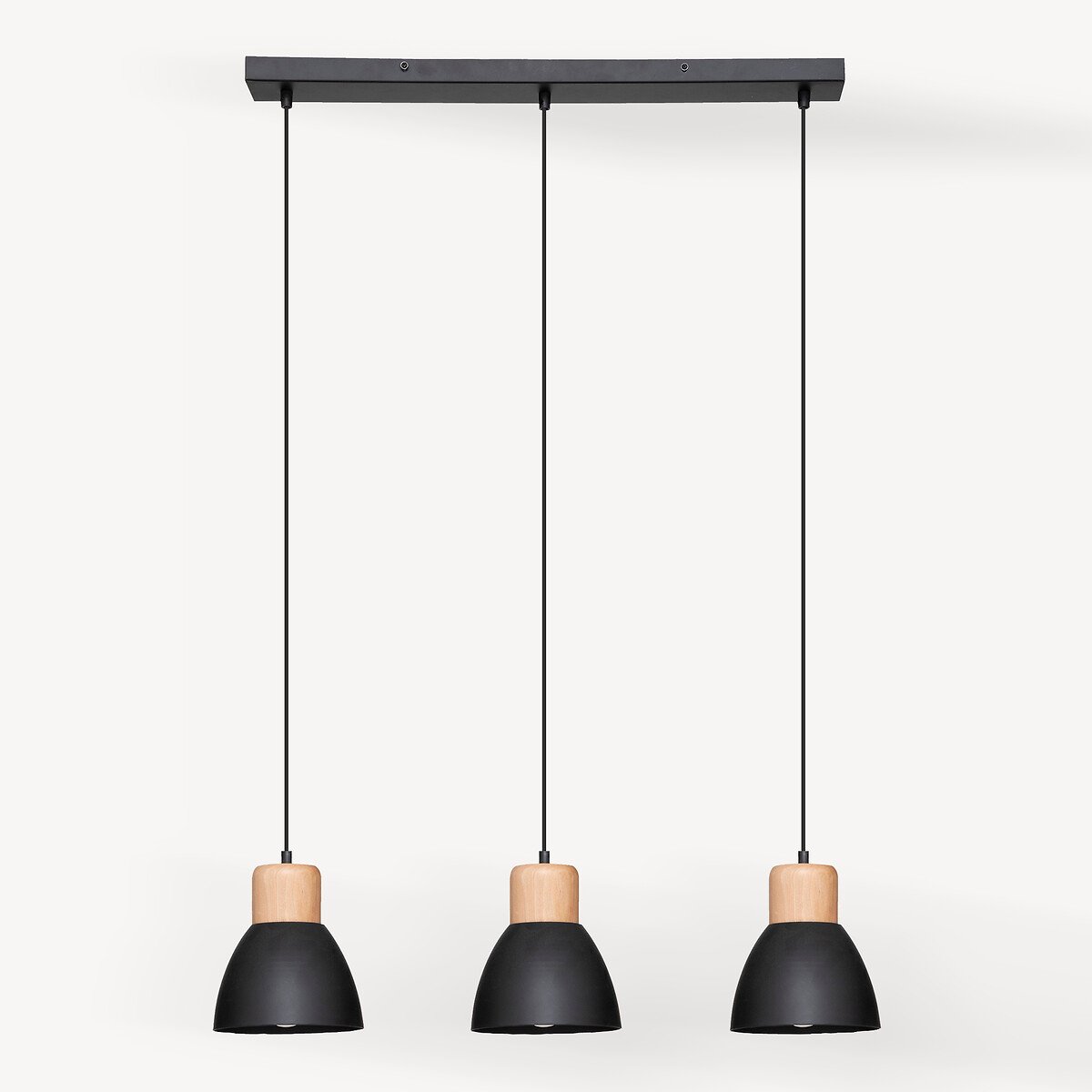 Candeeiro de teto DESY preto 38cm