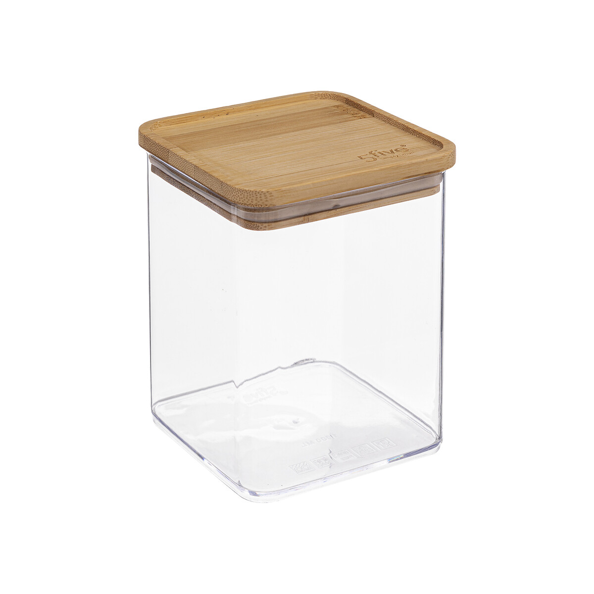 365+ contenitore con coperchio, rettangolare vetro/bambù, 1.0 l - Italia