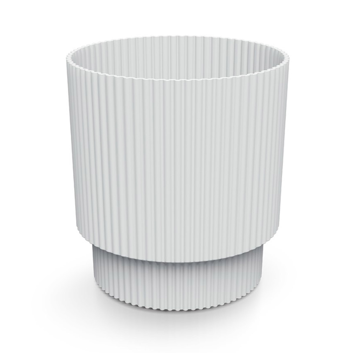 Vaso MILLY round branco 20cm