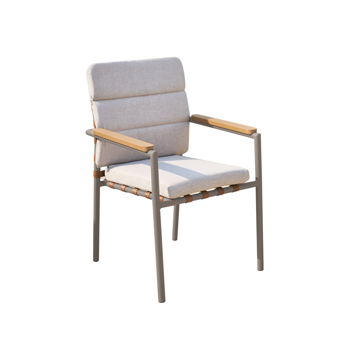 Conjunto de mesa exterior com 4 cadeiras