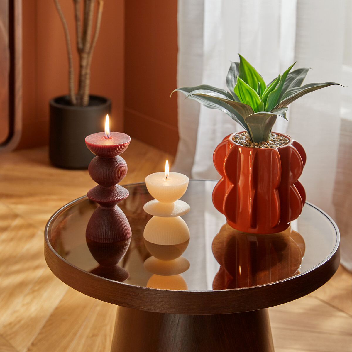 Mesa de apoio HERCYNA castanha