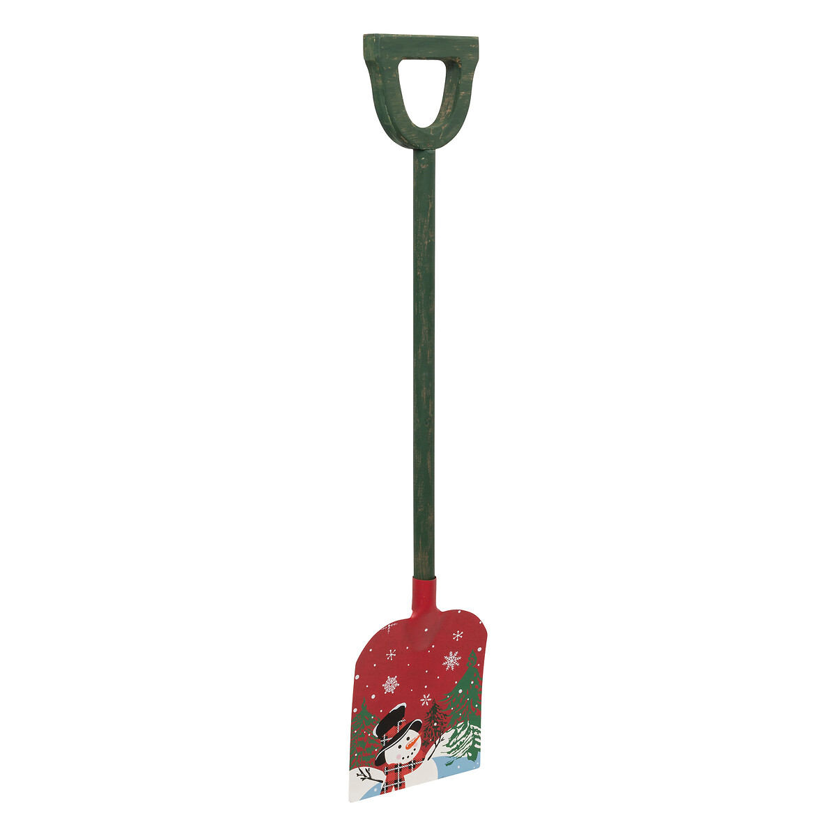 P&aacute; decorativa em metal com cena natal&iacute;cia 102cm