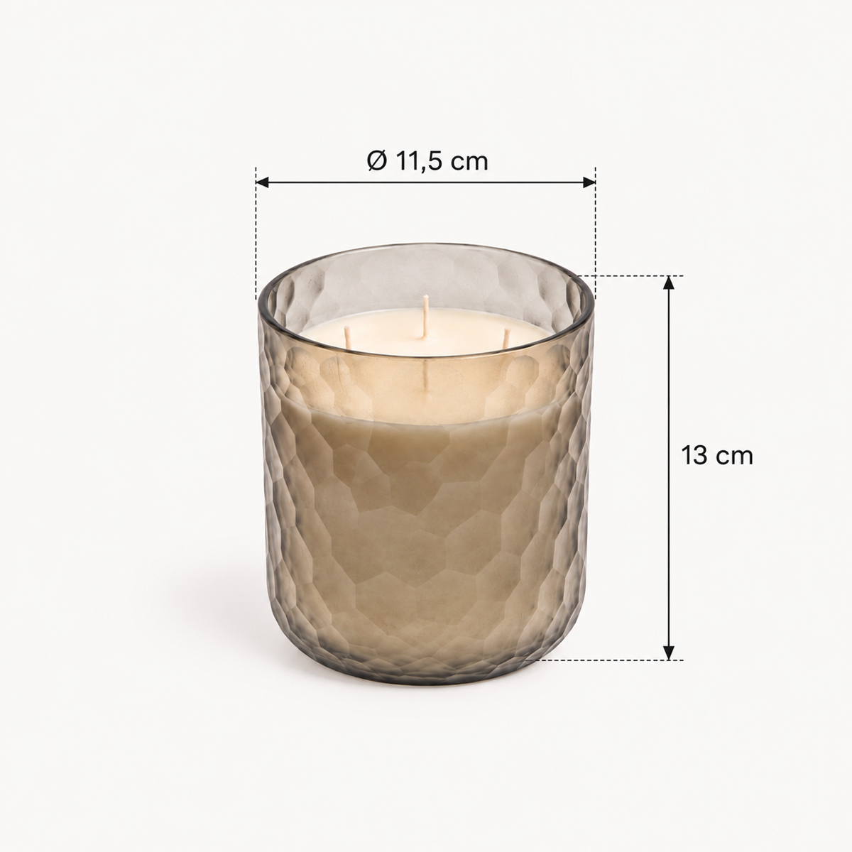 Vela perfumada em copo de vidro CED 1Kg