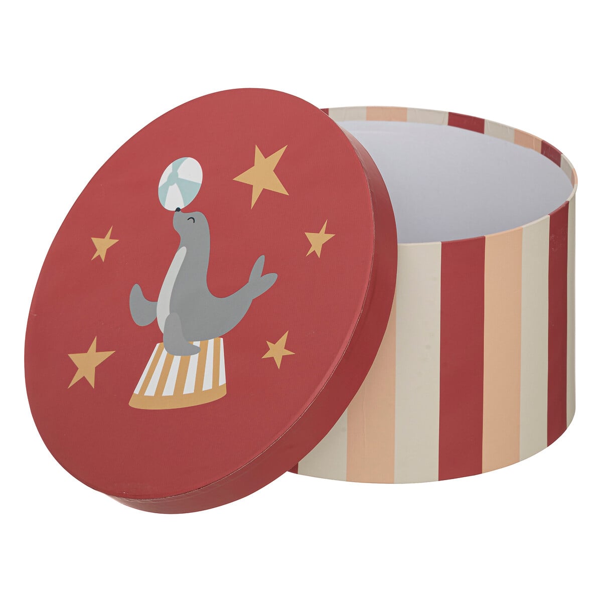 Conjunto de 3 caixas de arruma&ccedil;&atilde;o CIRCUS
