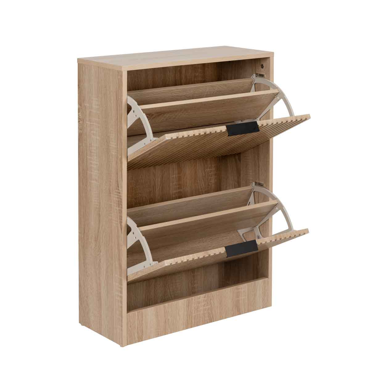 Sapateira com duas gavetas LINE natural