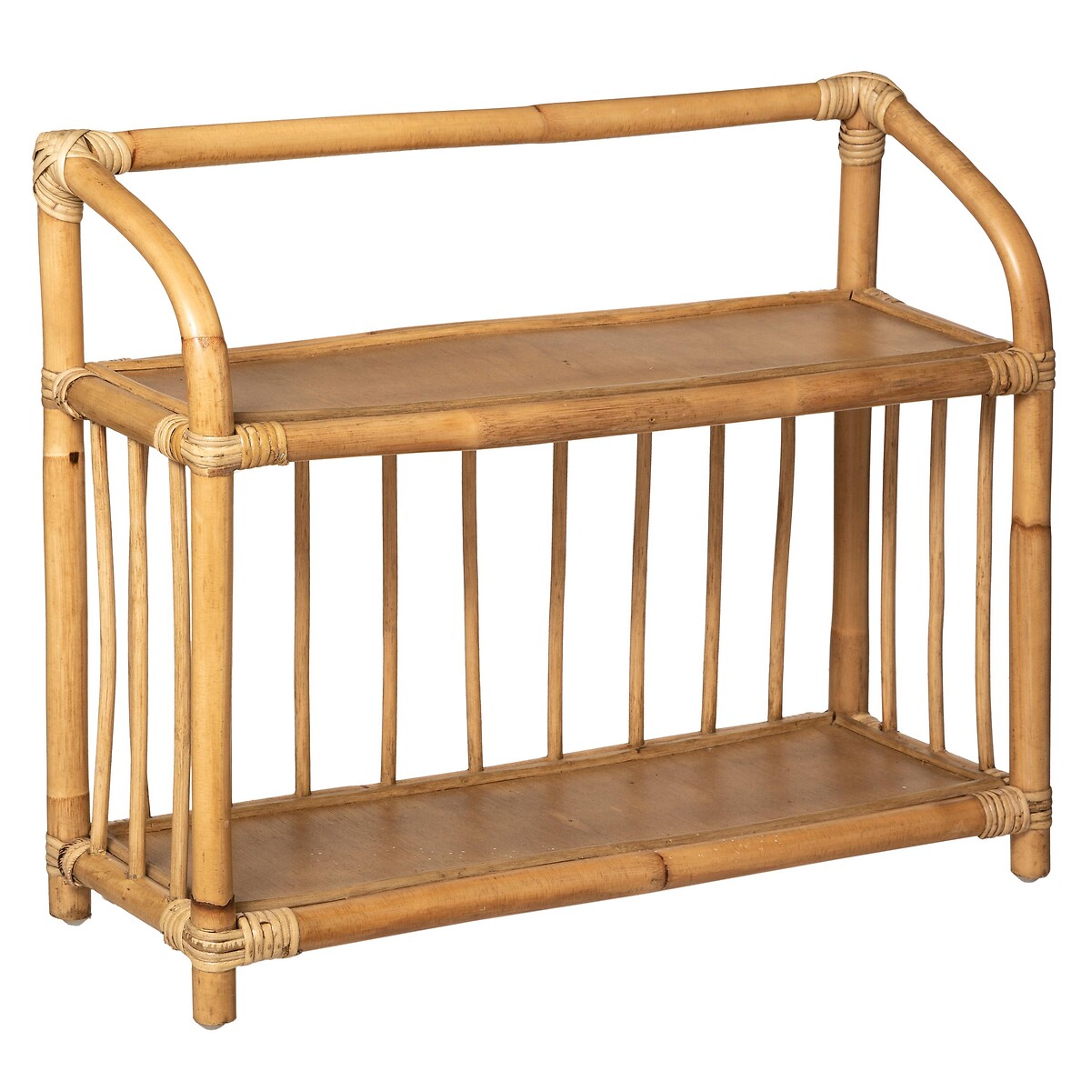Estante montessori de rattan