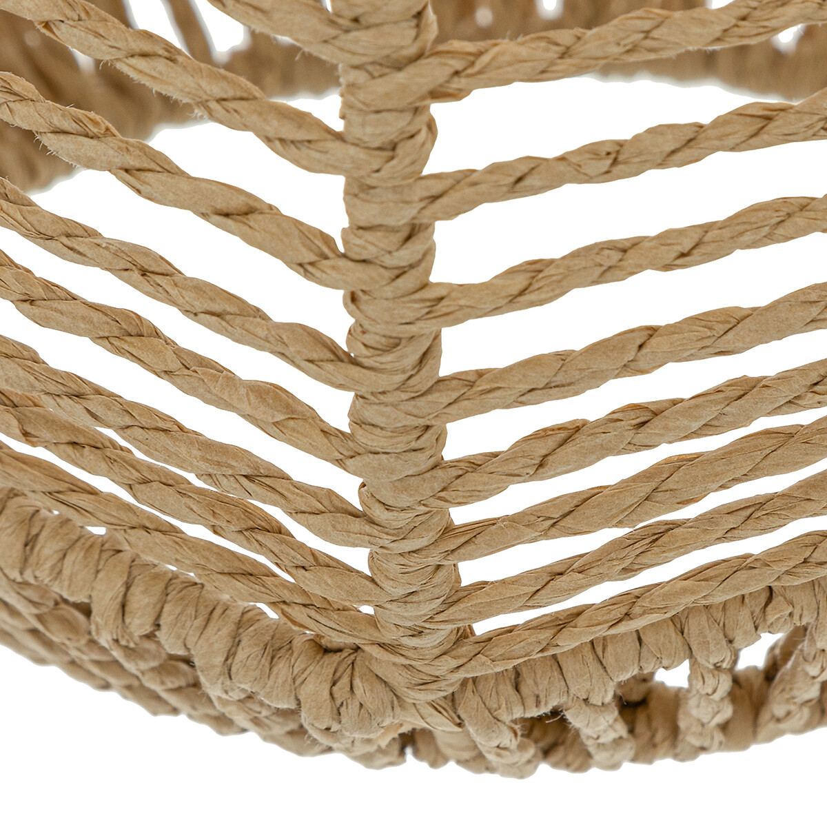 Candeeiro de teto CAREN bege em corda