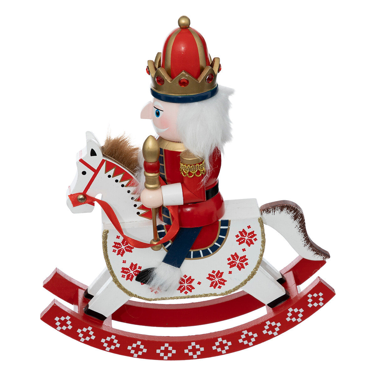 Figura soldado de chumbo com cavalo baloi&ccedil;o