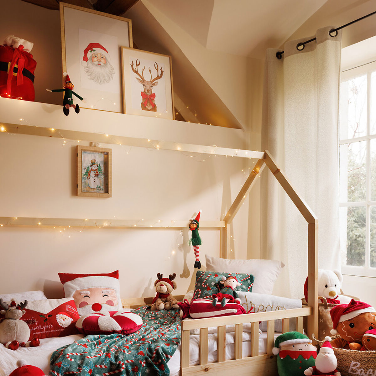 Figura de elfo traquina 40cm,  Figura de elfo traquina 40cm