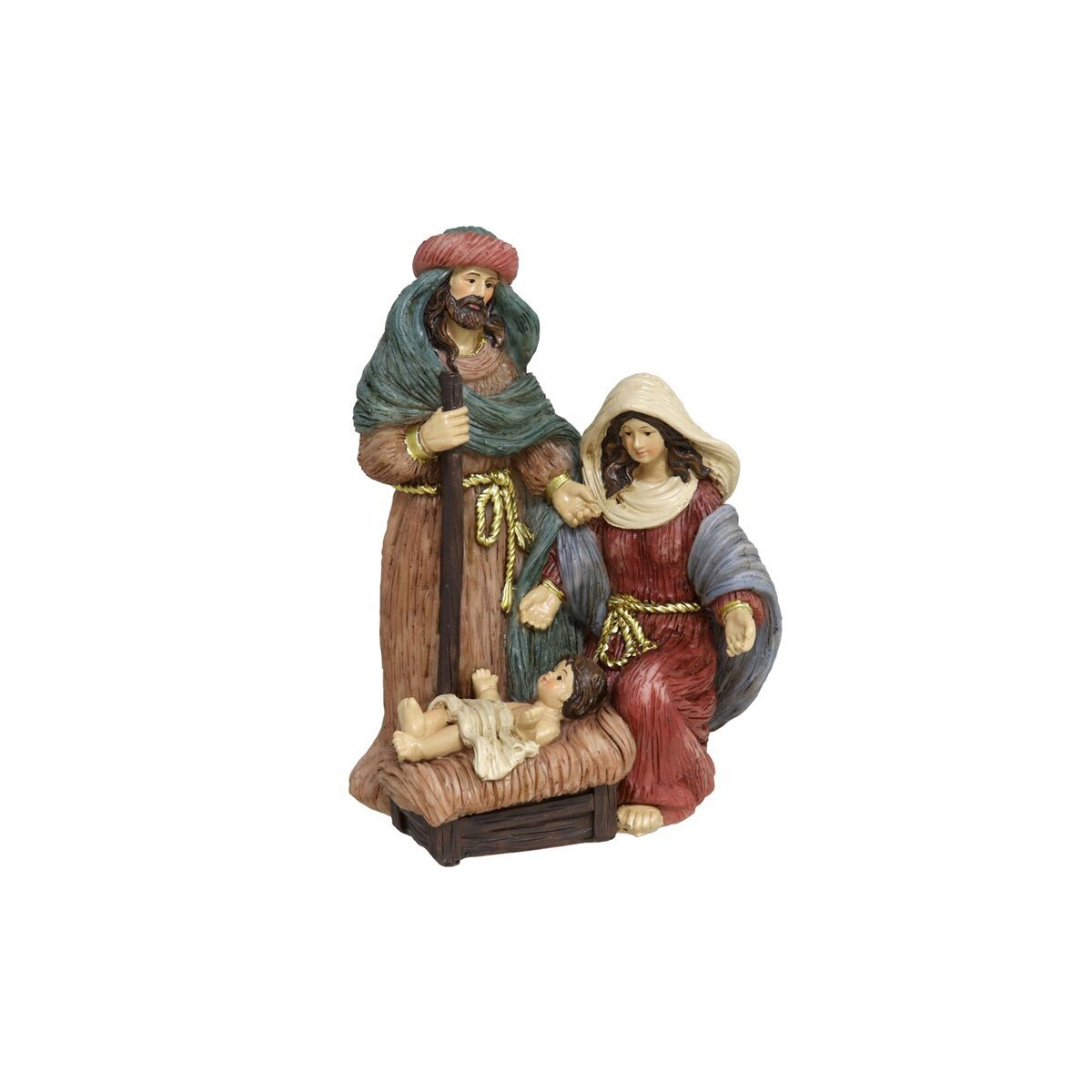 Pres&eacute;pio com 3 figuras 15cm