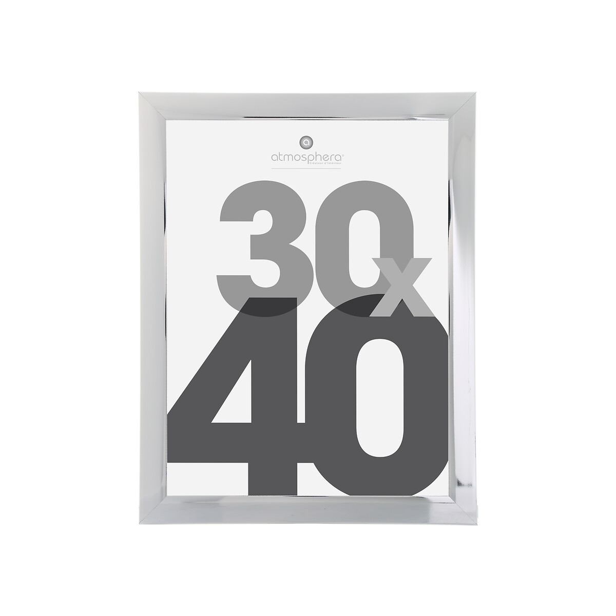 Moldura para fotos prateada 30x40cm