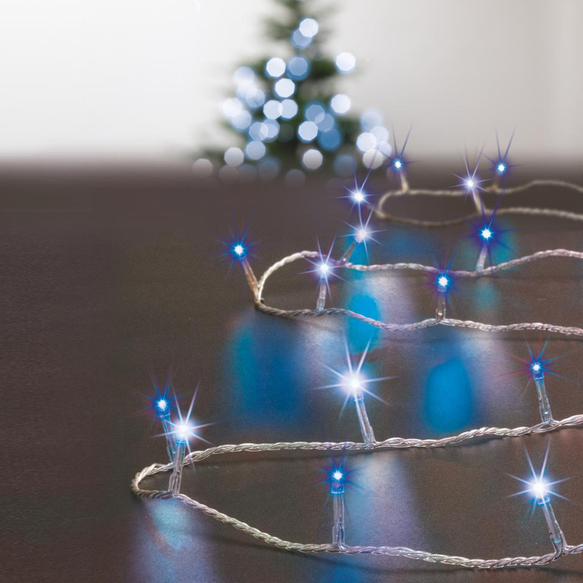 Série Luminosa De Natal Azul 300 LEDs 30m