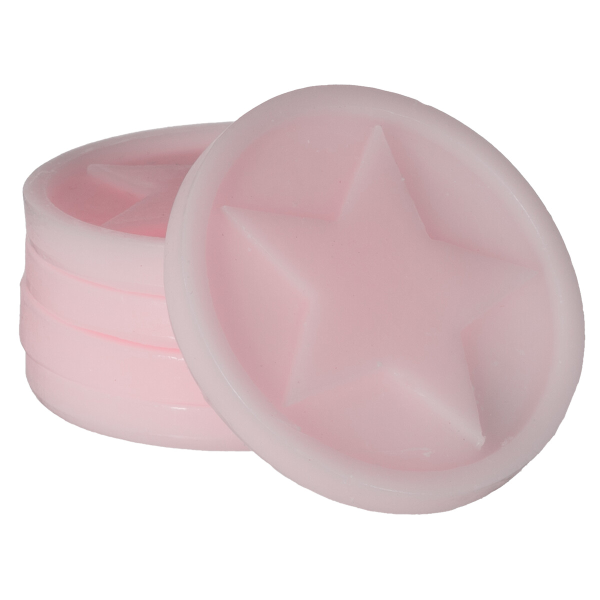 Conjunto de 5 ceras arom&aacute;ticas rosa