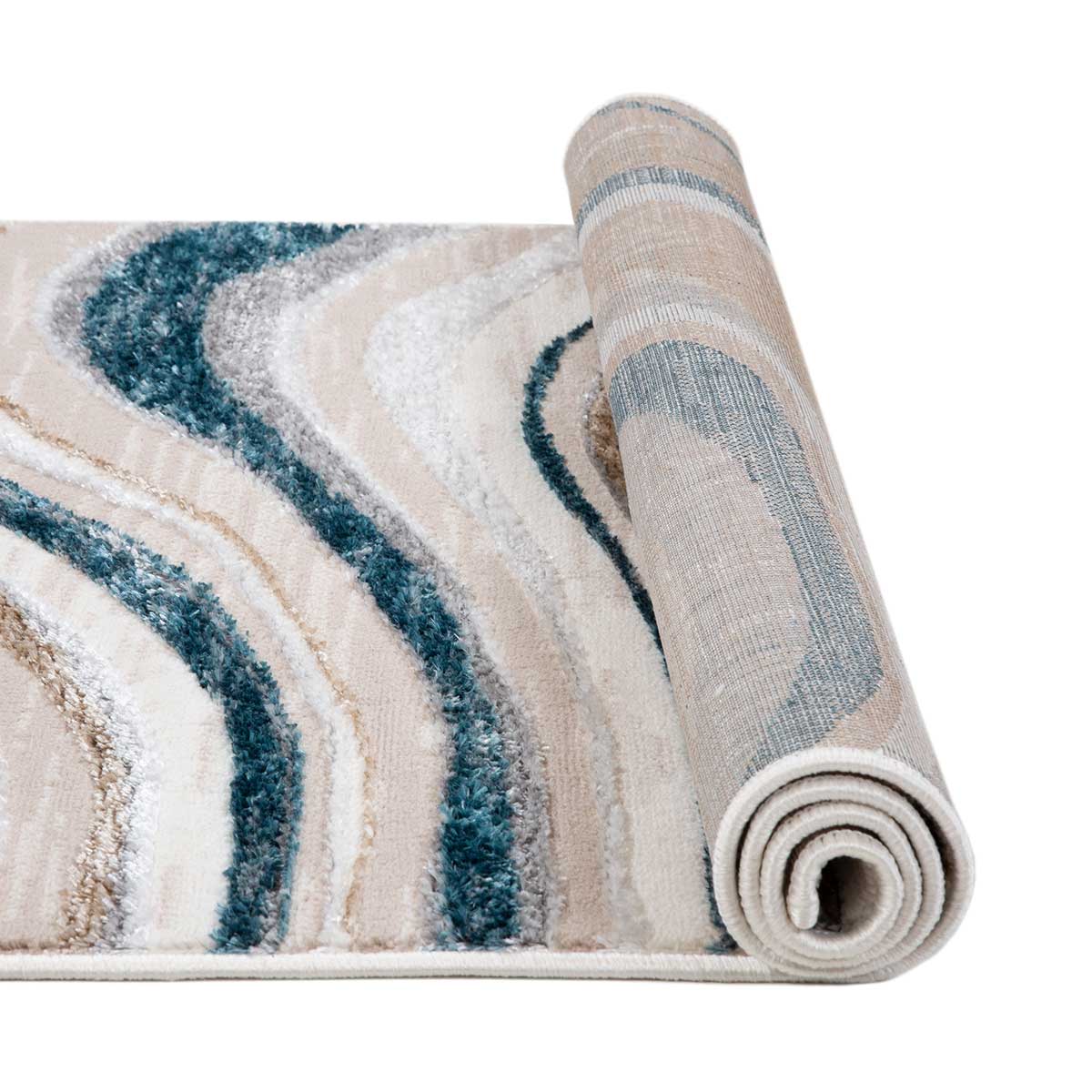 Tapete ZAVE waves multicolor 133x190cm