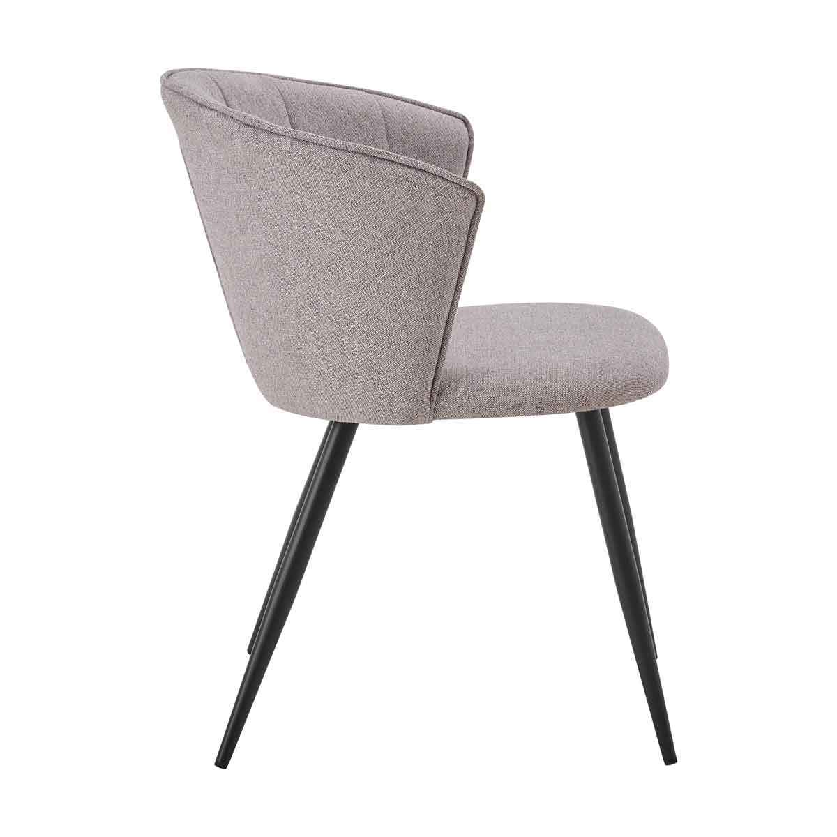 Cadeira LOLA taupe em tecido